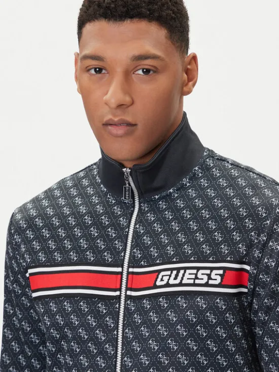 Guess Bluza Z2BQ06 K7122 Granatowy Regular Fit