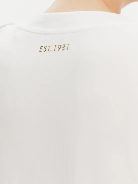 Guess Bluzka W5YP52 KCYW2 Biały Regular Fit