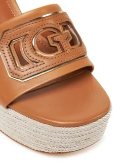 Guess Espadryle FLJFML LEA03 Brązowy