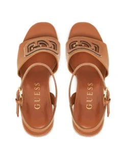 Guess Espadryle FLJFML LEA03 Brązowy