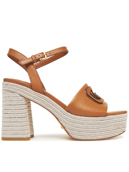 Guess Espadryle FLJFML LEA03 Brązowy