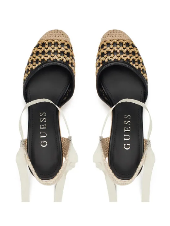 Guess Espadryle FLJNAM FAB04 Czarny
