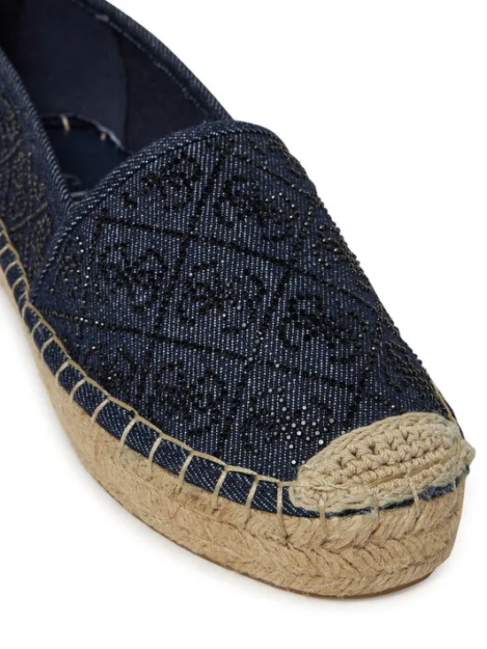 Guess Espadryle FLJODY DEN14 Granatowy