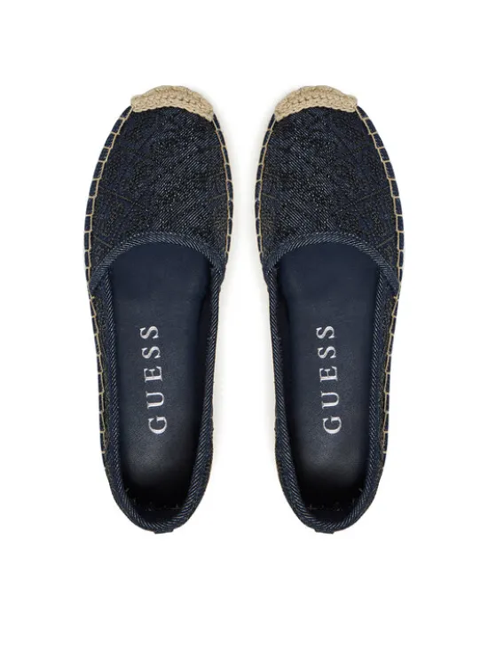 Guess Espadryle FLJODY DEN14 Granatowy