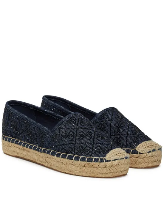 Guess Espadryle FLJODY DEN14 Granatowy