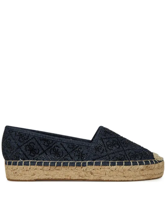 Guess Espadryle FLJODY DEN14 Granatowy