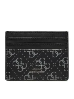 Guess Etui na karty kredytowe SMVELE LEA25 Szary