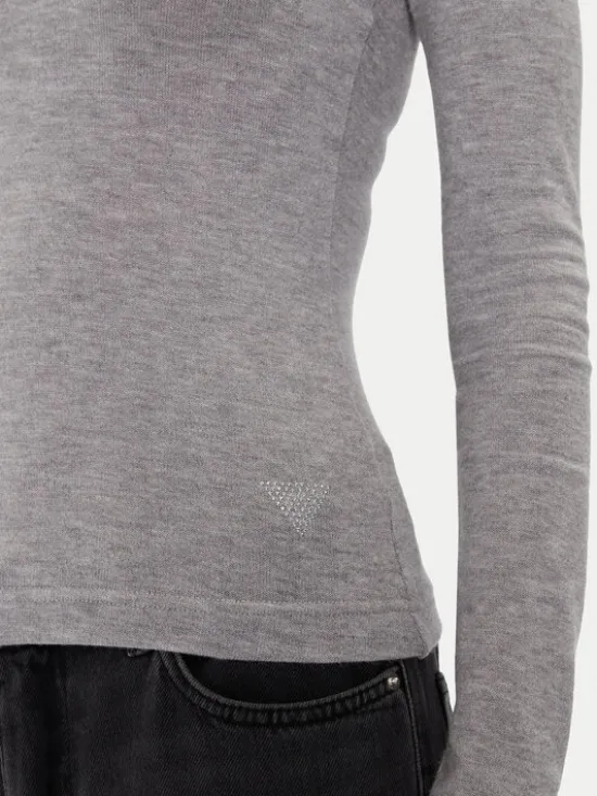 Guess Golf W4BP14 KCGM2 Szary ciemny Slim Fit