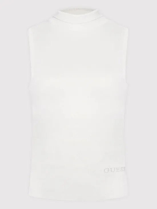 Guess Golf Zelinda W2YR32 Z2V62 Biały Slim Fit