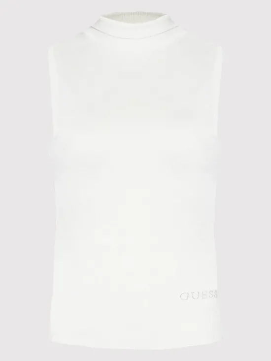 Guess Golf Zelinda W2YR32 Z2V62 Biały Slim Fit