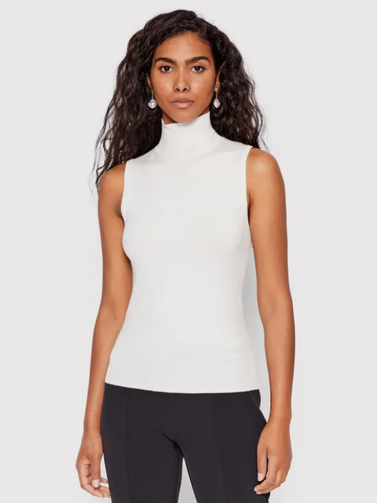 Guess Golf Zelinda W2YR32 Z2V62 Biały Slim Fit