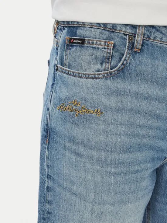 Guess Jeans Jeansy M6BAB3 D1873 Niebieski jasny Regular Fit