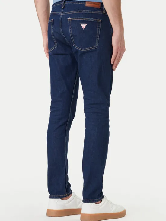 Guess Jeans Jeansy M6RA0F D6326 Granatowy Regular Fit