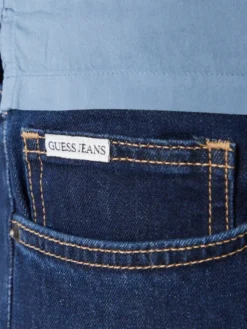 Guess Jeans Jeansy M6RA0F D6326 Granatowy Regular Fit