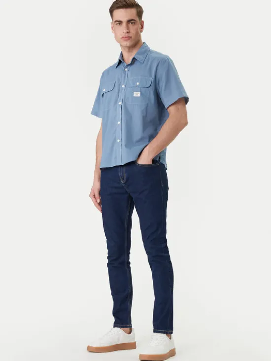 Guess Jeans Jeansy M6RA0F D6326 Granatowy Regular Fit