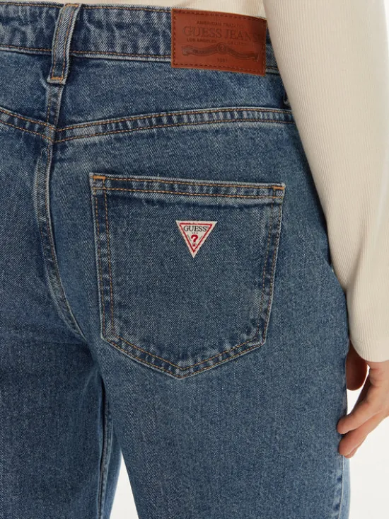 Guess Jeans Jeansy W4BA0Y D5CC4 Niebieski Relaxed Fit