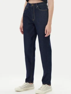 Guess Jeans Jeansy W4YA0D D5CC1 Granatowy Mom Fit