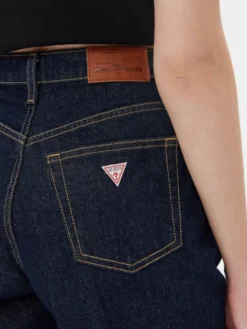 Guess Jeans Jeansy W4YA0D D5CC1 Granatowy Mom Fit
