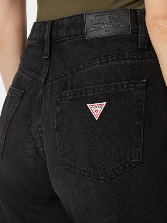Guess Jeans Jeansy W6YA0D D1148 Czarny Relaxed Fit