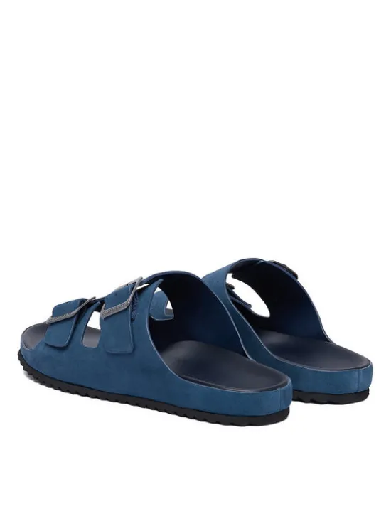 Guess Jeans Klapki EO-KANSAS-01 126AM Niebieski