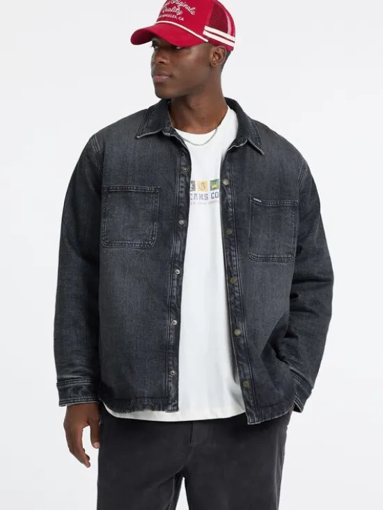 Guess Jeans Kurtka przejściowa 179910 Czarny Classic Fit