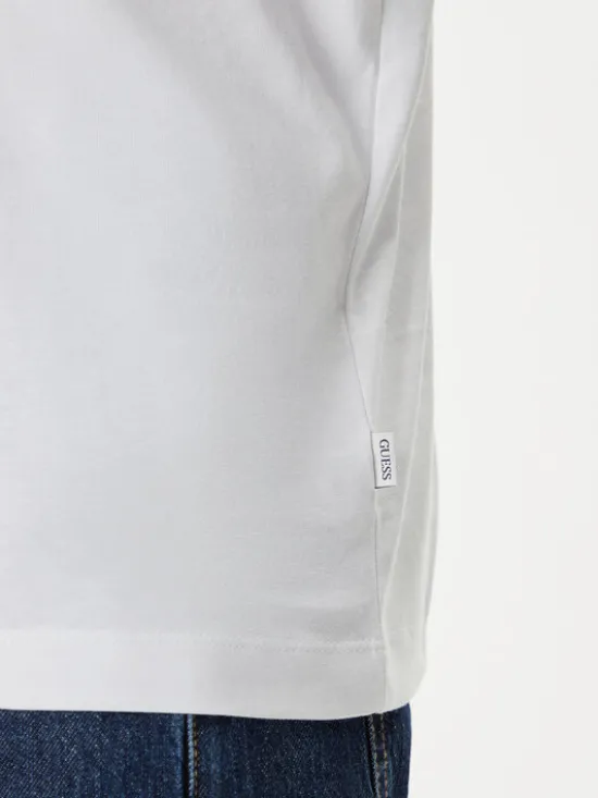 Guess Jeans Longsleeve M5BI77 K8FQ4 Biały Regular Fit