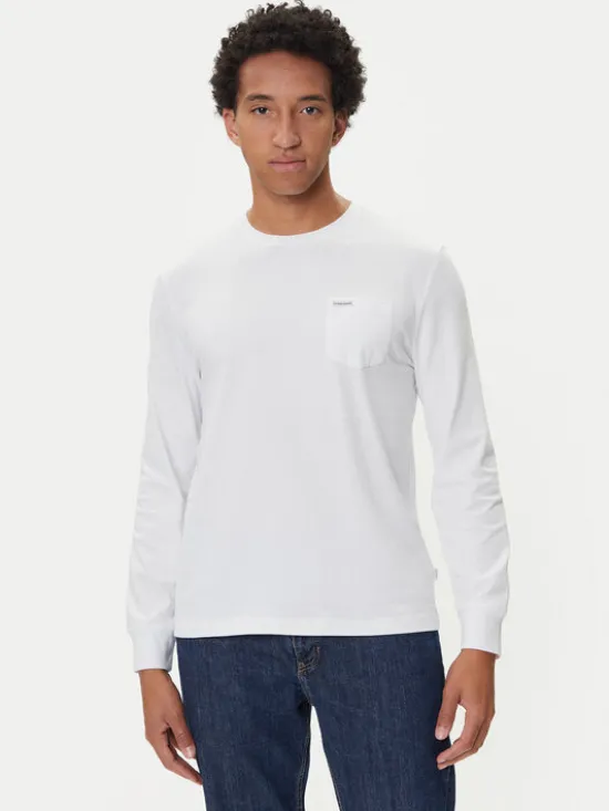 Guess Jeans Longsleeve M5BI77 K8FQ4 Biały Regular Fit