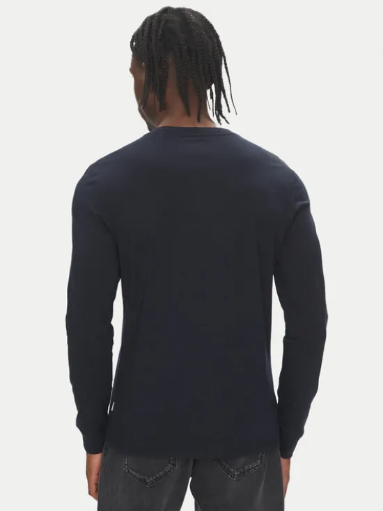 Guess Jeans Longsleeve M4YI54 K8HM0 Granatowy Regular Fit