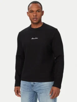 Guess Jeans Longsleeve M6YP08 K4176 Czarny Regular Fit