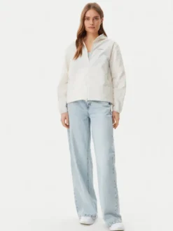 Guess Jeans Płaszcz przejściowy W5GL29 WH8N2 Granatowy Regular Fit