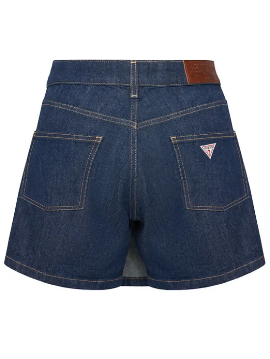 Guess Jeans Spódnica jeansowa W5BD96 D002A Granatowy Regular Fit