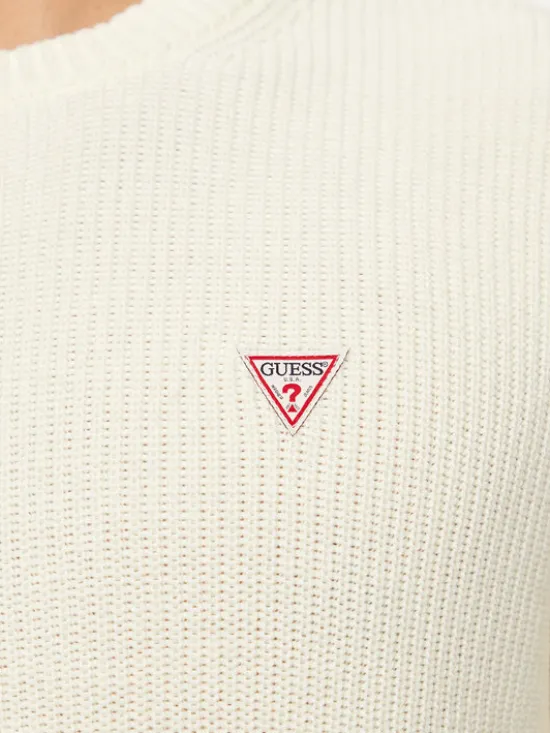 Guess Jeans Sweter M4BR30 Z3HM1 Écru Regular Fit