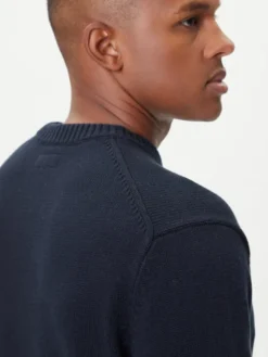 Guess Jeans Sweter M4BR31 Z3HM1 Granatowy Regular Fit