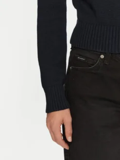 Guess Jeans Sweter W4BR10 Z3HM1 Niebieski Regular Fit