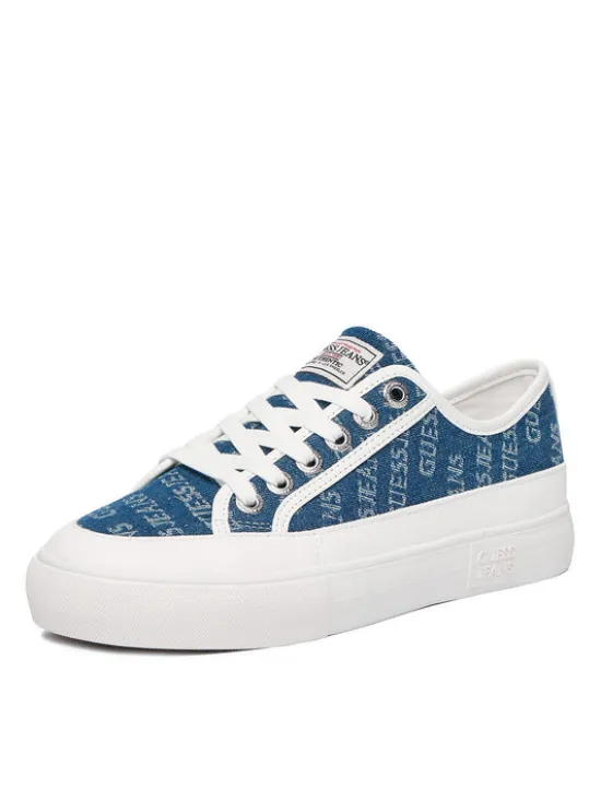 Guess Jeans Tenisówki CWBEO-GJ13456 Niebieski