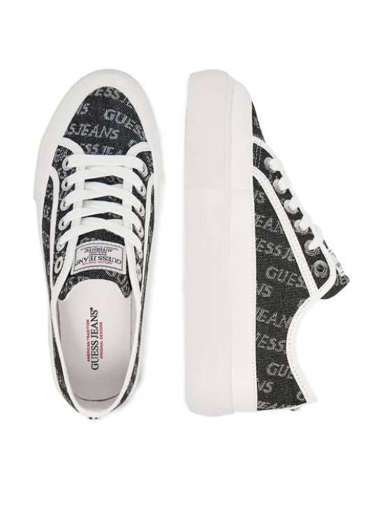 Guess Jeans Tenisówki CWBEO-GJ13456 Czarny