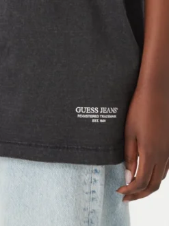 Guess Jeans T-Shirt M6BI29 K5546 Czarny Relaxed Fit