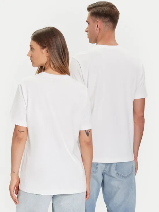 Guess Jeans T-Shirt M5BI78 K8FQ4 Biały Regular Fit