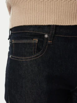 Guess Jeansy M6BAS2 D2042 Granatowy Slim Tapered Fit
