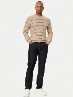 Guess Jeansy M6BAS2 D2042 Granatowy Slim Tapered Fit