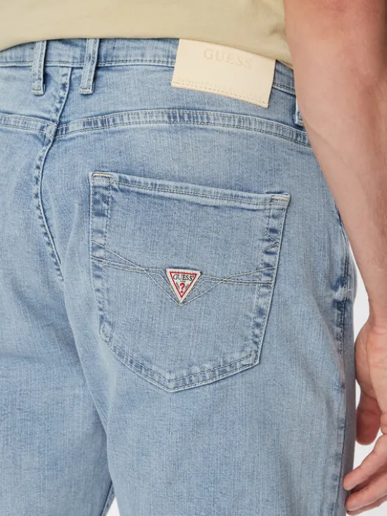 Guess Jeansy M6GA31 D0779 Niebieski jasny Straight Fit