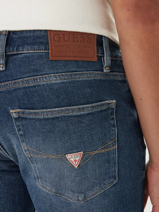 Guess Jeansy M2YAN2 D4Q42 Niebieski Regular Fit