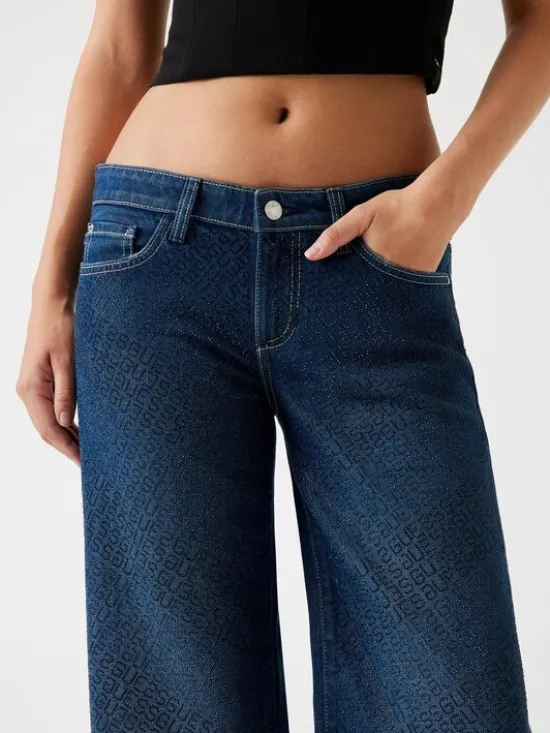 Guess Jeansy 178979 Niebieski Relaxed Fit