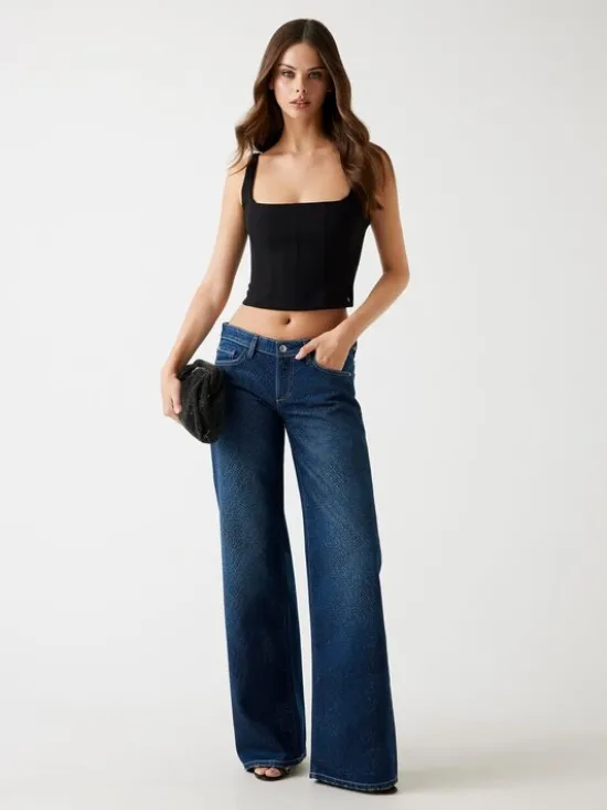 Guess Jeansy 178979 Niebieski Relaxed Fit