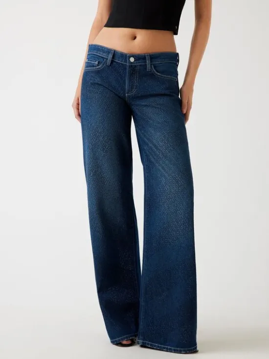 Guess Jeansy 178979 Niebieski Relaxed Fit