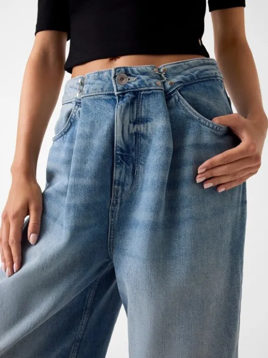 Guess Jeansy 179604 Niebieski Relaxed Fit