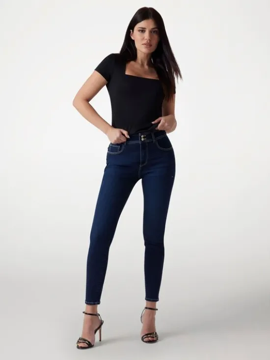 Guess Jeansy 172235 Niebieski Skinny Fit