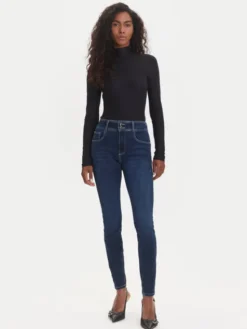 Guess Jeansy 172235 Niebieski Skinny Fit