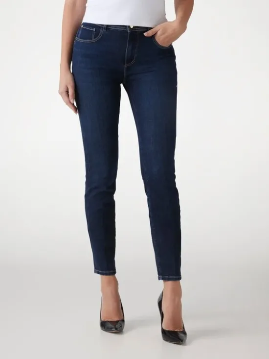 Guess Jeansy 172235 Niebieski Skinny Fit