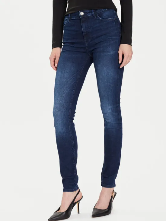 Guess Jeansy W5BA46 D0791 Niebieski Skinny Fit